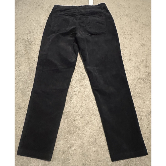 Brooks Brothers Women 6 Pant Skinny Corduroy Ankle Stretch‎ Black NWT - Picture 4 of 12
